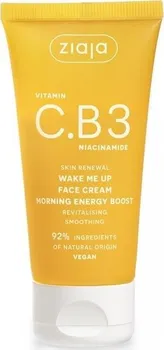 Pleťový krém Ziaja Vitamin C.B3 Niacinamide Wake Me Up denní krém 50 ml