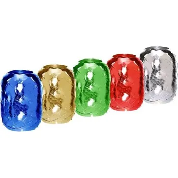 Stuha Stuha klubíčko - lesklá mix - 5 mm x 20 m - 50 ks - 6870-7070-80