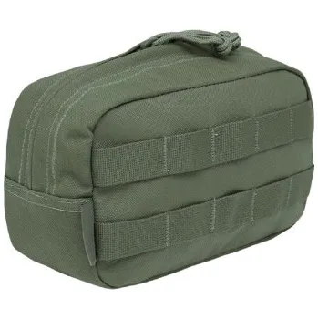 Střední horizontální kapsa, zip, Warrior, olivová