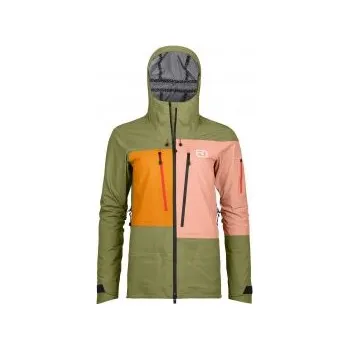 Ortovox 3L Deep Shell Jacket W wild herbs M; Zelená bunda + DÁREK DLE VÝBĚRU!