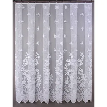 Záclona Žakárová záclona 7004 140cm bílá