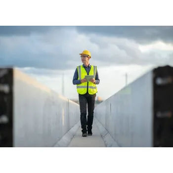 Plakát Plakát, Obraz - Male engineer working with tablet at, Vithun Khamsong