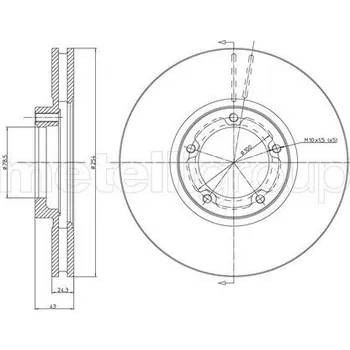Brzdový kotouč Brzdový kotouč CIFAM CIF800-459