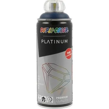 Barva ve spreji Dupli-Color Platinum RAL 5003 safírově modrá saténově matná barva ve spreji 400ml