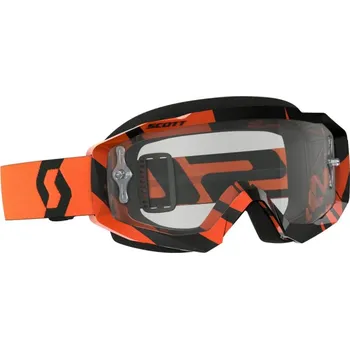 Motocyklové brýle Scott Goggle Hustle MX black/orange clear works 22157