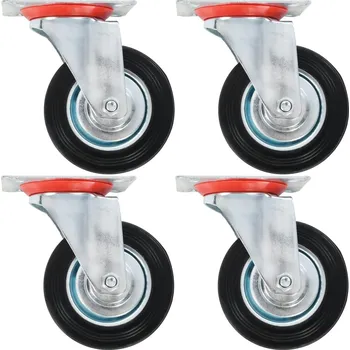 zvedák vidaXL Otočná kolečka 4 ks 100 mm [143445]