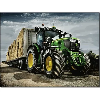 Diamantové malování Norimpex Traktor John Deere bez rámu 30 x 40 cm