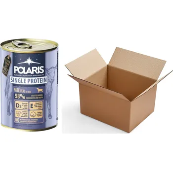 Polaris Single Protein Paté Pes Telecí, konzerva 6x400 g