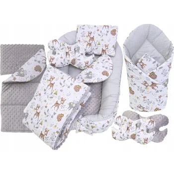 Hnízdečko pro miminko eliNeli Sada do postýlky 7dílná