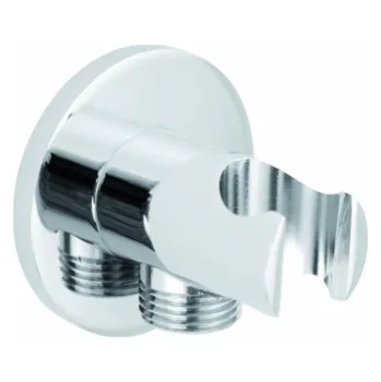 Sprchový držák Připojení sprchové hadice Deante Angle s kulatým držákem (NAC 051K)