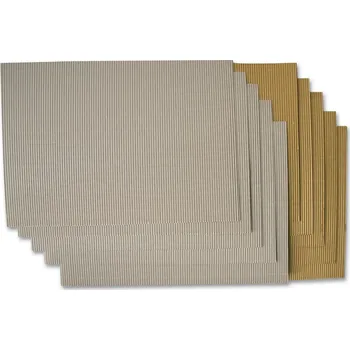 Karton Zlatá a stříbrná vlnitá lepenka