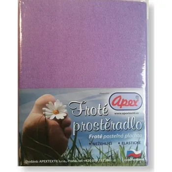 Prostěradlo Apex® Froté prostěradlo Apex - Dvoulůžko 180 x 200 cm - Fialová