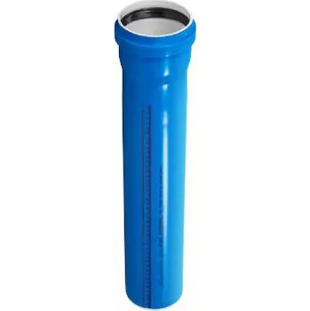 Kanalizační potrubí Magnaplast Pipe s hrdlem pro nízkohlučný vnitřní kanalizační systém UdBEM 110mm 0,5m (146220)