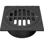 Litinová mříž B125 do teleskopické roury Wavin Basic 315, 400