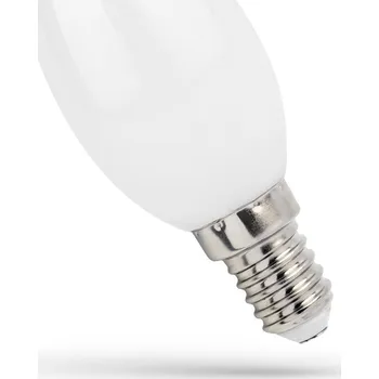 Žárovka LED žárovka svíce E-14 230V 1W COG teplá bílá MILKY, SPECTRUM WOJ14577