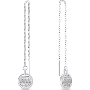 Náušnice Brilio Silver Stylové dlouhé řetízkové náušnice EA698W + 2 měsíce na vrácení zboží