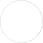 efco creative Kovový hladký kruh na lapač snů 40 cm bílý