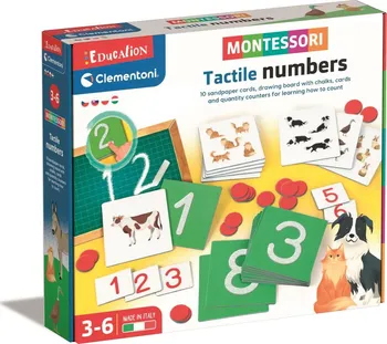 Desková hra Clementoni Education Montessori Tactile Numbers