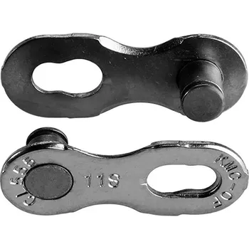 Řetěz na kolo KMC spojka 11NR EPT 11s 2ks (stříbrná)