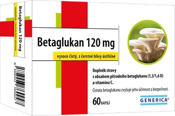Přírodní produkt Generica Betaglukan 120 mg 60 cps.