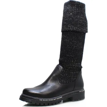 Dámské kozačky IBERIUS DÁMSKÉ KOZAČKY LA PINTA 0413-20204-BA06 B001.B023 ČERNÁ Barva: Černá, Velikost: 36