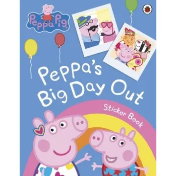 První čtění Peppa Pig: Peppa's Big Day Out Sticker Scenes Book – PIG PEPPA (EN)