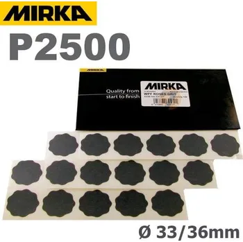 Brusný kotouč MIRKA WPF Ø 33 / 36 mm Brusný výsek kytička samolepka P2500
