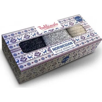 Pánské ponožky Bellinda 3PACK ponožky vícebarevné (BE481007-007) L