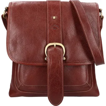 Kabelka Kožená taška přes rameno Katana Mauve - hnědá