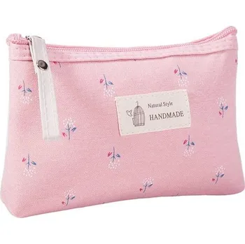 Kosmetická taška Barevná plátěná kosmetická taška - růžový
