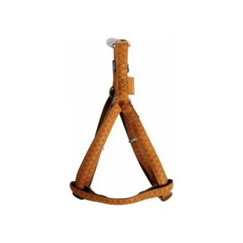 Postroj pro psa Postroj Zolux Mac Leather nastavitelný 20 mm - žlutý