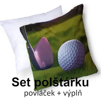Polštář Apex® produktová řada 3D 3D povláček na polštářek - Golf - II.jakost - Polštářek s výplní (100% pes kuličkové duté vlákno)