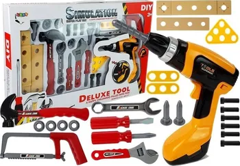 LEAN Toys Deluxe Tools Sada nářadí pro malé kutily 29 dílů