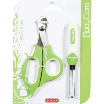 Kosmetika pro hlodavce Zolux RodyCare souprava na drápky pro pro hlodavce bílé/zelené