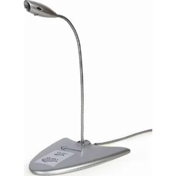 Mikrofon Mikrofon Gembird Gembird MIC-DU-01 USB stolní mikrofon s integrovanou zvukovou kartou