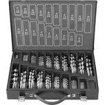 sada vrtáků do kovu 170 dílů 1 - 10 mm HSS-G vybrušované