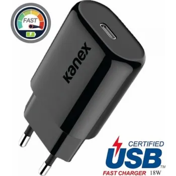 Kanex 1x USB-C 3A nabíječka (K160-1526-EUBK)