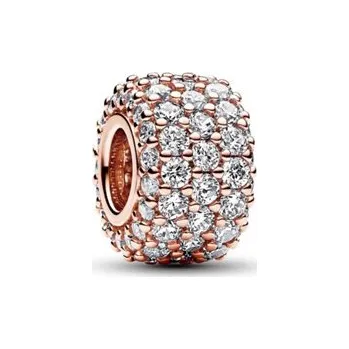 Přívěsek Přívěsek PANDORA Rose Třpytivé tři řady pavé 782820C01