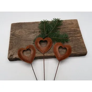 Vánoční dekorace Zápich srdce