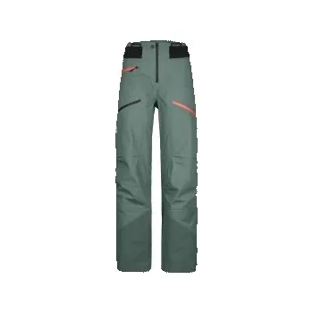 Ortovox 3L Deep Shell Pants W arctic grey XL; Zelená kalhoty + DÁREK DLE VÝBĚRU!