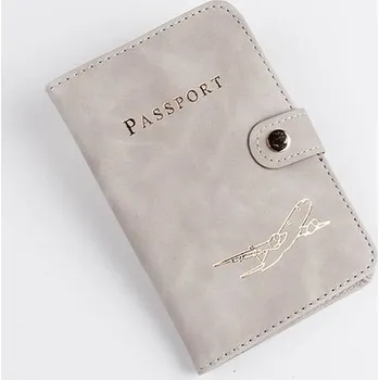 Vodotěsný obal na cestovní pas - světle šedá