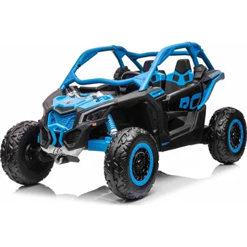 Dětské elektrovozidlo Dětská elektrická buggy Can-Am Maverick X RS Turbo RR model 2024 - modrá- POSLEDNÍ KUS