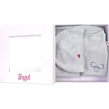 Kojenecký overall Little Angel Novorozenecká sada Outlast® - sv.ledově modrá Velikost oblečení: 62