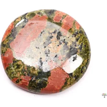 Drahý kámen Magieprirody.cz Hmatka Unakit 40 - 45 mm placička #150