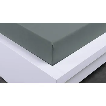 Prostěradlo Jersey prostěradlo Exclusive jednolůžko - tmavě šedá 90x200 cm