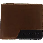 Meatfly kožená peněženka Zac Premium Brown | Hnědá | Velikost One Size