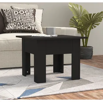 Konferenční stolek vidaXL Konferenční stolek 55 x 55 x 42 cm kompozitní dřevo [813069] Barva: Černá