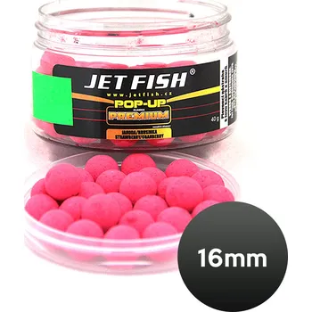 Boilies JET FISH - POP UP Boilie PREMIUM CLASSIC 16mm / 60g - Jahoda/Brusinka