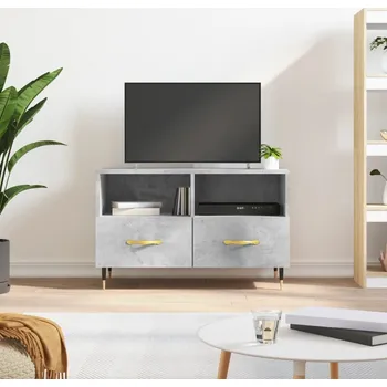 Obývací pokoj vidaXL TV skříňka 80 x 36 x 50 cm kompozitní dřevo [828949] Barva: Betonová šedá