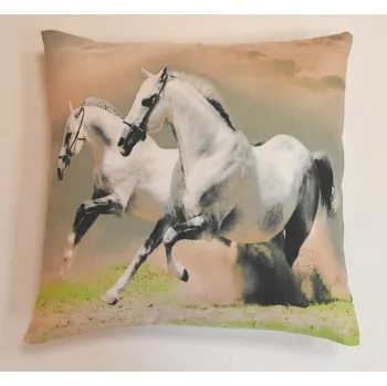 Povlak na dekorativní polštářek Apex® produktová řada 3D 3D povláček na polštářek Apex - Koně - Povláček na polštářek